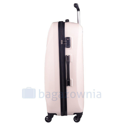 Duża walizka WINGS 518 L Beżowa