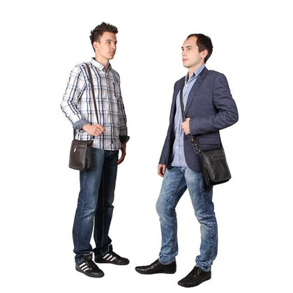 Torba skórzana na ramię KEMER VOOC Prestige EP4 czarny