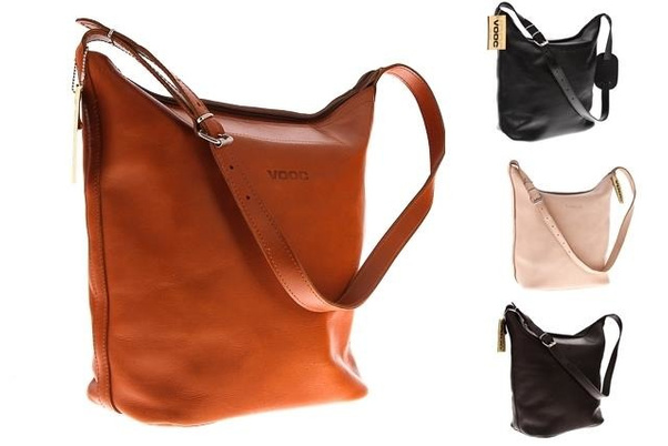 Torba damska worek KEMER VOOC Vintage P33 naturalny