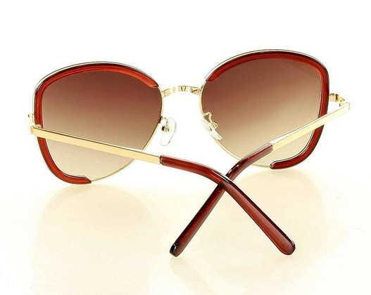 Okulary przeciwsłoneczne MAZZINI CLUBROUND NEW brąz - min. zamówienie 20 / 50 / 100 szt.