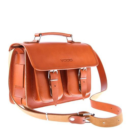 Stylowa torba kuferek KEMER VOOC Vintage P30 brąz