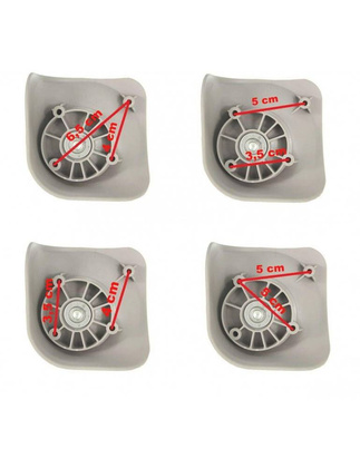 Kółko Do Walizki Carbon M7 Część Czarne