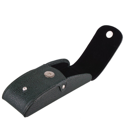 Etui na okulary skórzane KEMER ENO12 Zielone - min. zamówienie 20 / 50 / 100 szt.