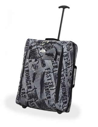 Torba podróżna na kołach PELLUCCI RGL B1 Szaro czarna