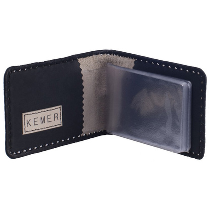 Etui na wizytówki skórzane KEMER KG Beżowe - min. zamówienie 20 / 50 / 100 szt.