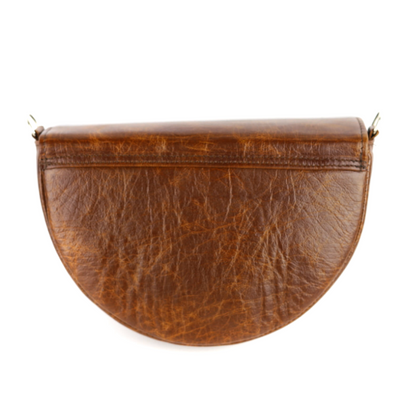 T-12 Torebka franczeska S - gnieciony koniak KEMER