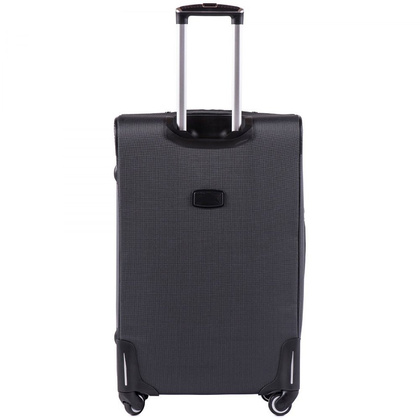 Duża walizka WINGS 214 4K L Szara