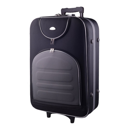 Duża walizka PELLUCCI RGL 801 L Czarno Szara