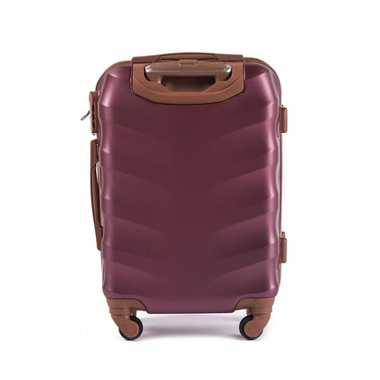 Mała kabinowa walizka WINGS 402 XS Bordowa
