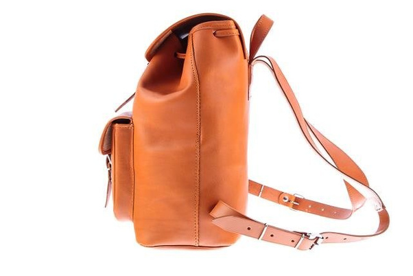 Duży plecak skórzany KEMER VOOC Vintage P38 naturalny