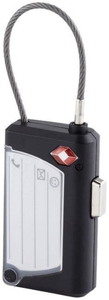 Kłódka do bagażu z identyfikatorem KEMER Phoenix Czarna