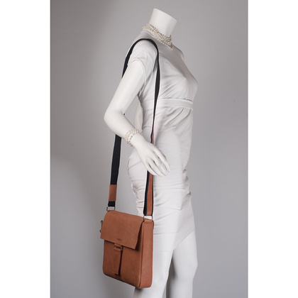 Torebka damska skórzana KEMER 132 Brązowa - min. zamówienie 20 / 50 / 100 szt.