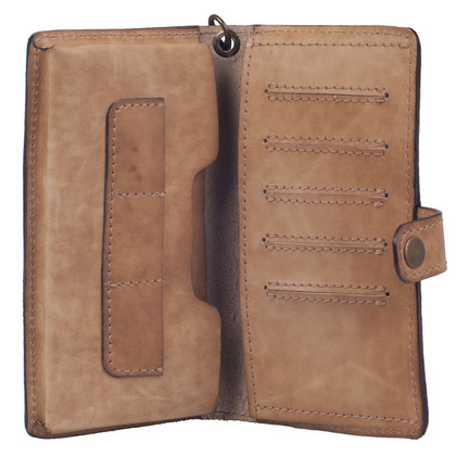 Portfel damski skórzany KEMER R6 Brązowy - min. zamówienie 20 / 50 / 100 szt.