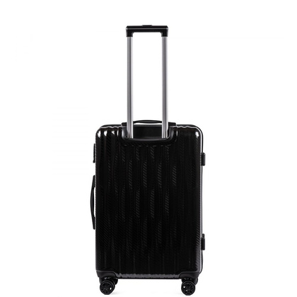Średnia walizka WINGS PC5223 M Czarna