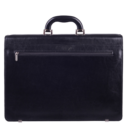 Teczka męska skórzana KEMER TS2 Czarna - min. zamówienie 20 / 50 / 100 szt.