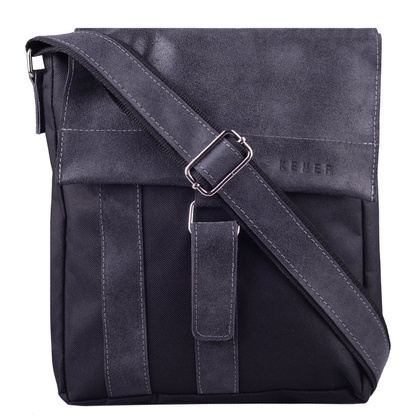 Torba skórzana KEMER TSM15 Czarna - min. zamówienie 20 / 50 / 100 szt.