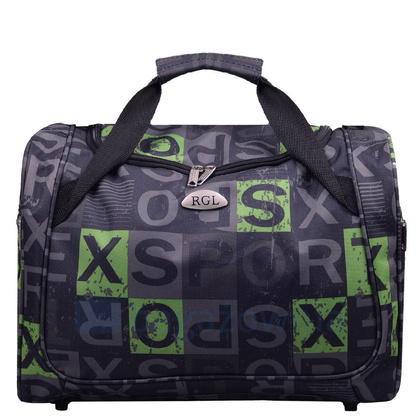 Torba podróżna podręczna PELLUCCI RGL WIZZ AIR C9 Czarno / Szaro / Zielona