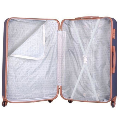 Duża walizka KEMER SOLIER 190 Granatowa - min. zamówienie 20 / 50 / 100 szt.