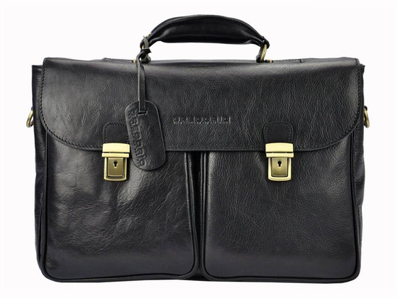 Teczka męska skórzana KEMER ART.2 Brązowa