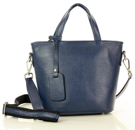 MARCO MAZZINI Torba damska messenger active leather bag granatowa - min. zamówienie 20 / 50 / 100 szt.
