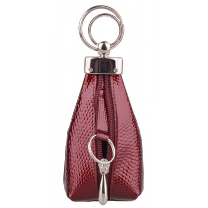 Etui na klucze skórzane KEMER KL312 Bordo lakier - min. zamówienie 20 / 50 / 100 szt.