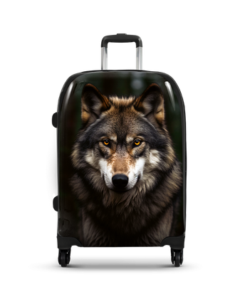 Średnia walizka Wilk