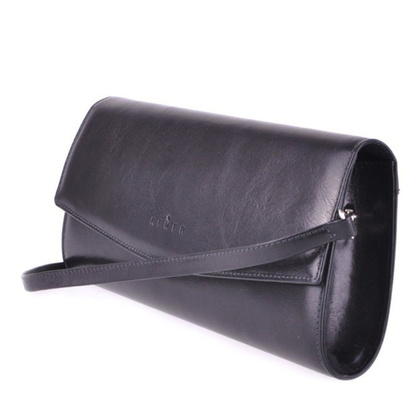 Torebka wizytowa skórzana KEMER R33 Czarna - min. zamówienie 20 / 50 / 100 szt.