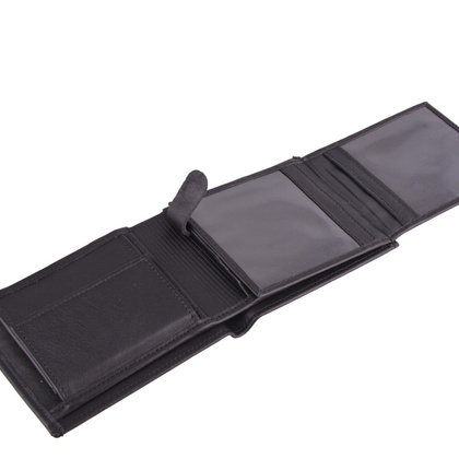 Portfel męski skórzany KEMER P29L Czarny