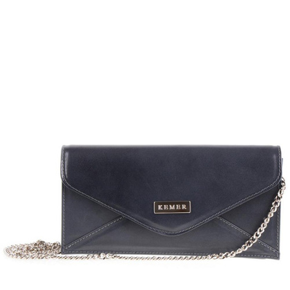 Torebka wizytowa skórzana KEMER 839 Szara - min. zamówienie 20 / 50 / 100 szt.