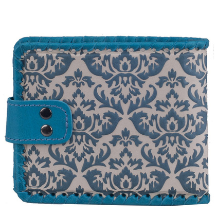 Portfel damski skórzany KEMER KGKM Niebieski - min. zamówienie 20 / 50 / 100 szt.