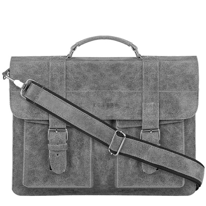 Torba na ramię skórzana KEMER CH 1103 Szara - min. zamówienie 20 / 50 / 100 szt.