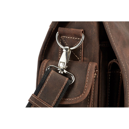 Torba skórzana na laptopa KEMER VOOC 14" RDW14 Brązowa