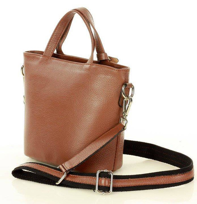 MARCO MAZZINI Torba damska messenger active leather bag brąz - min. zamówienie 20 / 50 / 100 szt.