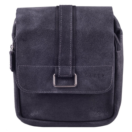 Torba skórzana KEMER TSM12/01S Czarny - min. zamówienie 20 / 50 / 100 szt.