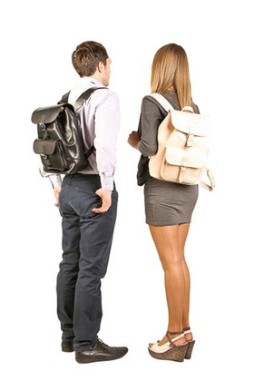 Duży plecak skórzany KEMER VOOC Vintage P38 naturalny