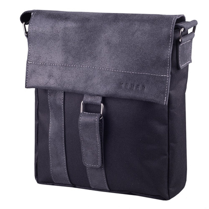 Torba skórzana KEMER TSM15 Czarna - min. zamówienie 20 / 50 / 100 szt.