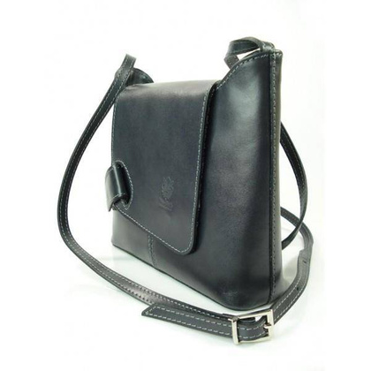 TOREBKI WŁOSKIE VERA PELLE LISTONOSZKA  SZARA  VP44G