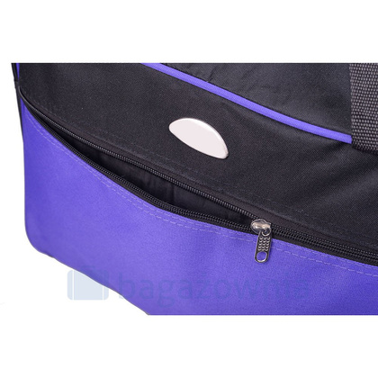 Torba podróżna podręczna PELLUCCI RGL WIZZ AIR M2 Czarno fioletowa