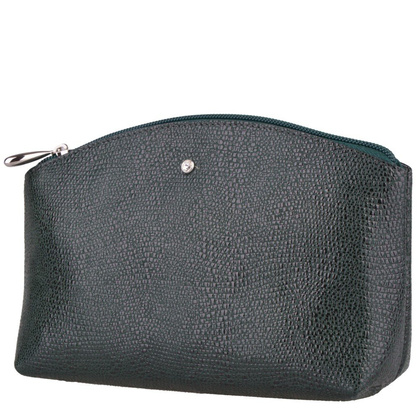 Kosmetyczka skórzana KEMER KO252 Zielona - min. zamówienie 20 / 50 / 100 szt.