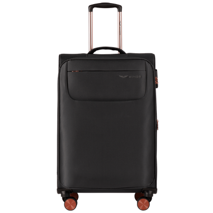 Zestaw 3 walizek+ torba podręczna WINGS TRN01 Grey