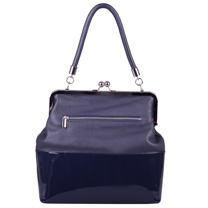 Torebka damska skórzana KEMER R 198 Granatowa - min. zamówienie 20 / 50 / 100 szt.