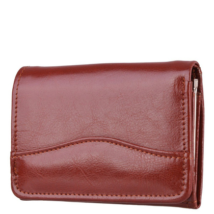 Portfel damski skórzany KEMER P11 Brązowy  - min. zamówienie 20 / 50 / 100 szt.