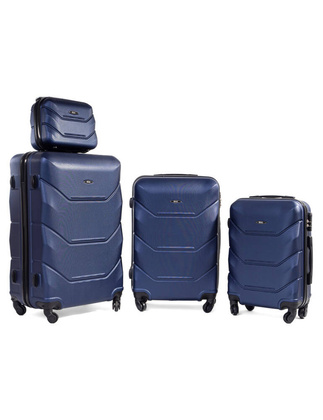 Zestaw 4 walizek PELLUCCI RGL 720 Granatowy