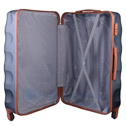 Duża walizka WINGS 402 L Zielona