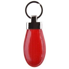 Brelok skórzany KEMER KL 36 Czerwony lakier - min. zamówienie 20 / 50 / 100 szt.