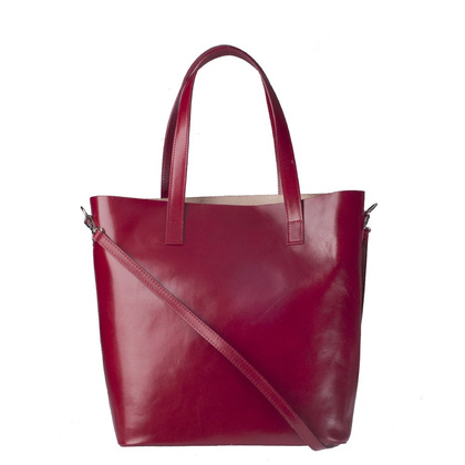 Torebka damska skórzana KEMER 062 Czerwona - min. zamówienie 20 / 50 / 100 szt.