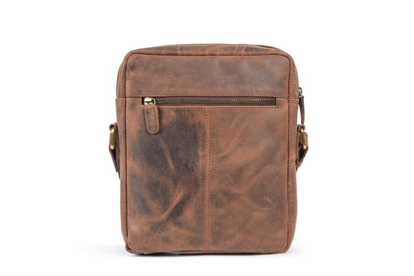 Torba skórzana męska VOOC RDW2 brązowa