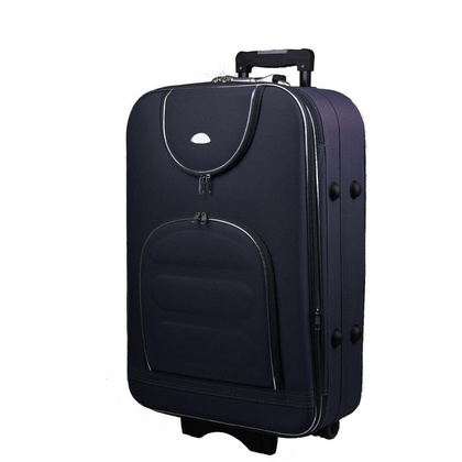 Średnia walizka PELLUCCI RGL 801 M Granatowa