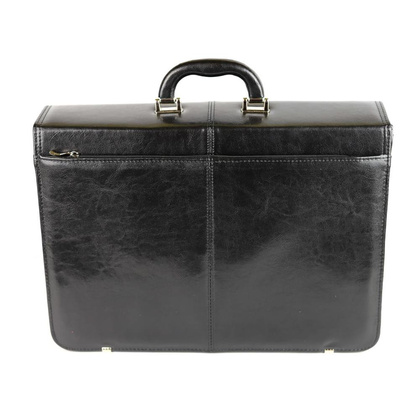 537 Teczka skórzana elegant - czarny KEMER