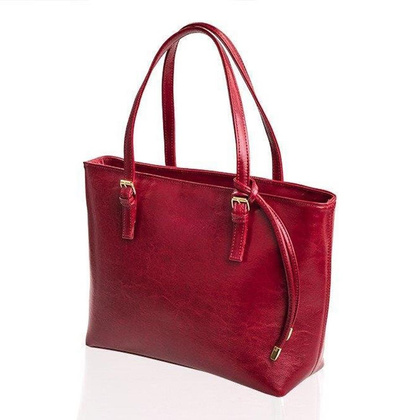 Torebka damska skórzana KEMER SOLIER LUNA Bordowa - min. zamówienie 20 / 50 / 100 szt.